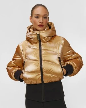 Złota Kurtka Puchowa Goldbergh Gold Exclusive Fusilli