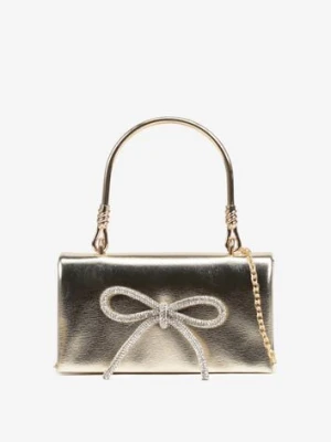 Złota Torebka Kopertówka Vices z Uchwytem i Łańcuszkiem na Ramię Janesce