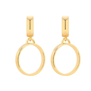 Złote kolczyki koła SOTHO