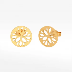 Złote kolczyki na sztyft Filipowicz