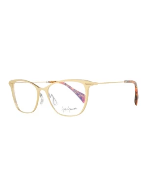 Złote Okulary Optyczne Motylkowe Yohji Yamamoto