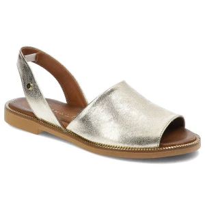 Zdjęcie produktu Złote Sandały Armodo Stylowe Buty Damskie