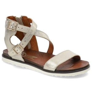 Zdjęcie produktu Złote Sandały Lemar Wygodne Buty Damskie