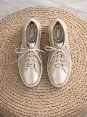 Złote sneakersy damskie 7mil