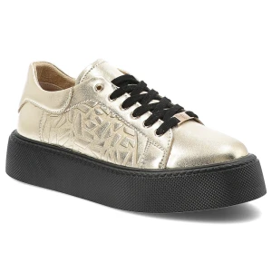 Złote Sneakersy Filippo Modne Obuwie Damskie