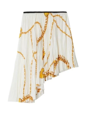 Złoto/Biały Shield Spódnica Burberry