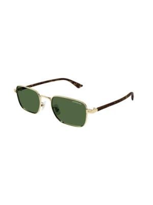 Złoto Zielone Okulary przeciwsłoneczne Mb0339S 002 Montblanc