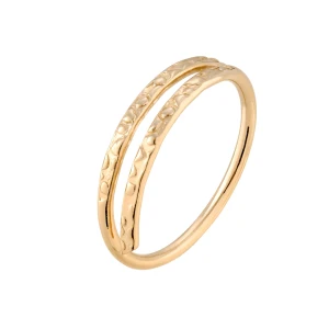 Złoty delikatny pierścionek SOTHO