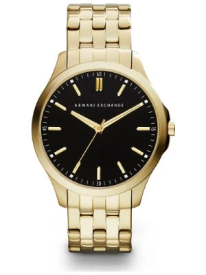 Złoty Hampton Stalowa Zegarek Armani Exchange