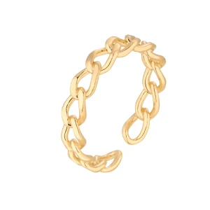Złoty łańcuchowy pierścionek SOTHO