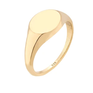 Złoty owalny sygnet : pierścionki - 14 SOTHO
