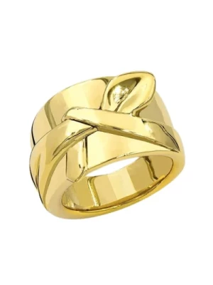 Złoty pierścień Victoria Tie Ines De La Fressange Paris