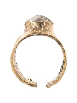 Złoty Pierścień z Surowym Kamieniem Axum