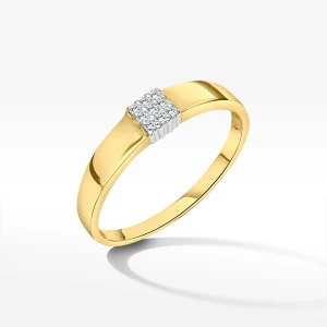 Złoty pierścionek z diamentami Filipowicz
