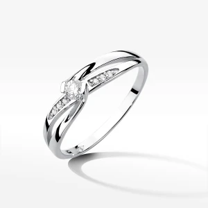 Złoty pierścionek z diamentami Filipowicz