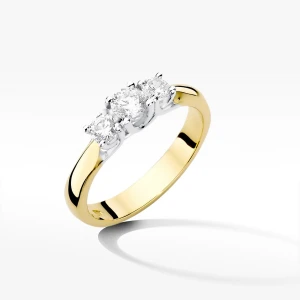 Złoty pierścionek z diamentami Filipowicz