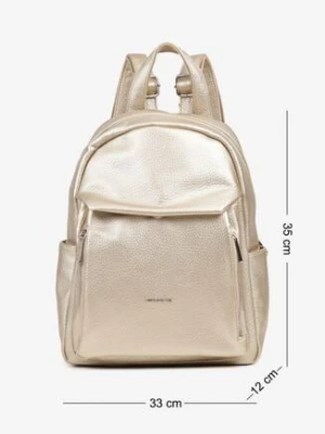 Złoty Plecak z Ozdobnym Napisem Niluvisa luigisanto