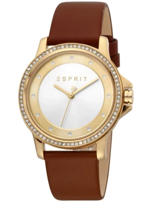 Złoty Zegarek Damski, Klasyczny i Elegancki Esprit