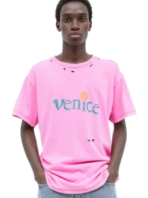 Zniszczony T-shirt Venice ERL