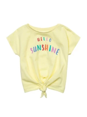 Zółta bluzka niemowlęca z bawełny- Hello Sunshine Minoti