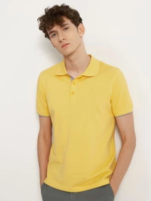Żółta koszulka polo OCHNIK