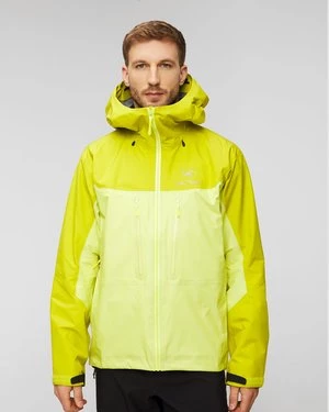 Żółta Kurtka Hardshellowa Kurtka Męska Arcteryx Alpha