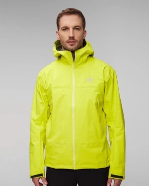 Żółta Kurtka Hardshellowa Męska Arcteryx Beta Jacket M