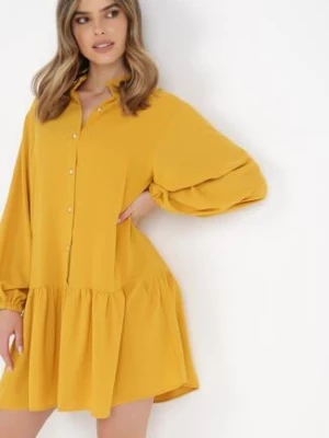 Żółta Sukienka Amarheis