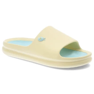 Żółte Klapki Damskie Hot Potatoes Z Wymienną Wkładką Hot Potatoes by Gioseppo