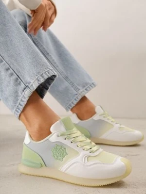 Żółte Przeszywane Sneakersy w Klasycznym Stylu Zeosa marquiiz