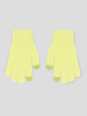 Żółte rękawiczki z możliwością dotyku ekranu Reporter