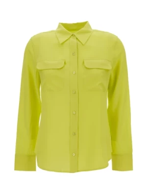 Żółte Slim Signature Koszule Equipment