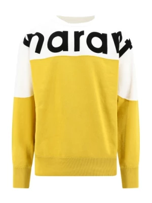 Żółty Bicolor Sweter Isabel Marant