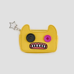 Żółty brelok z małym portfelikiem House