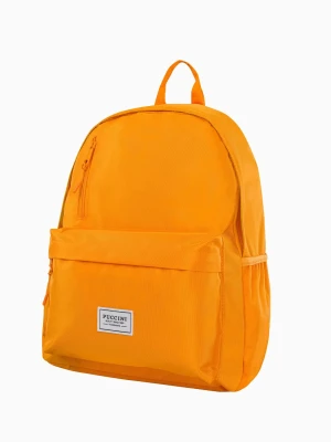 Żółty młodzieżowy plecak z neonową podszewką Puccini