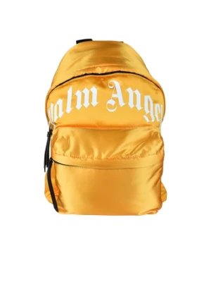 Żółty Plecak z Poliamidu Palm Angels
