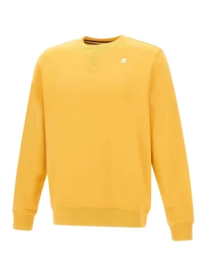 Żółty Sweter dla Mężczyzn K-Way