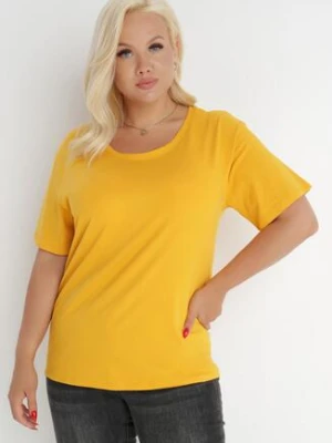 Żółty T-shirt Aetheriel glo-story