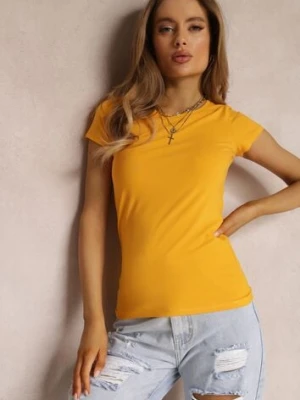 Żółty T-shirt Ariema
