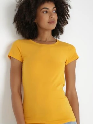 Żółty T-shirt Gathanthei glo-story