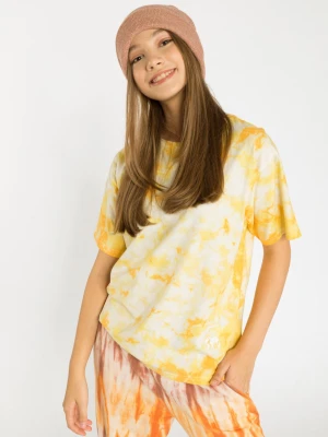 Żółty t-shirt tie dye Reporter Young