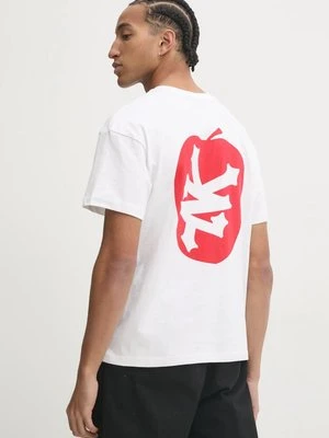 Zoo York t-shirt bawełniany męski kolor biały z nadrukiem 60690040