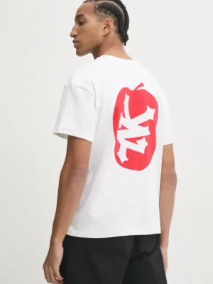 Zoo York t-shirt bawełniany męski kolor biały z nadrukiem 60690040