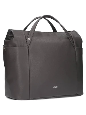Zwei Aktówka w kolorze antracytowym - 35 x 42 x 20 cm rozmiar: onesize