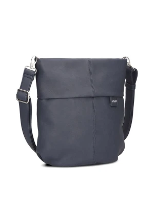 Zwei Skórzana torebka w kolorze granatowym - 27 x 28 x 13 cm rozmiar: onesize