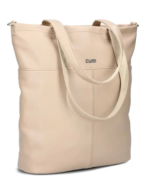 Zwei Torebka "M145" w kolorze beżowym - 35 x 37 x 15 cm rozmiar: onesize