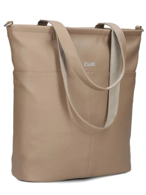 Zwei Torebka "M145" w kolorze jasnobrązowym - 35 x 37 x 15 cm rozmiar: onesize