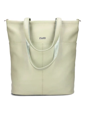 Zwei Torebka "M145" w kolorze zielonym - 35 x 37 x 15 cm rozmiar: onesize