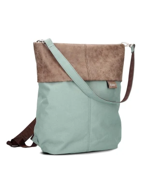 Zwei Torebka w kolorze beżowo-błękitnym - 33 x 34 x 14 cm rozmiar: onesize