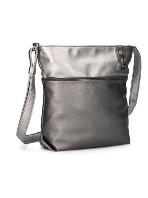 Zwei Torebka w kolorze srebrno-antracytowym - 29 x 27 x 8 cm rozmiar: onesize